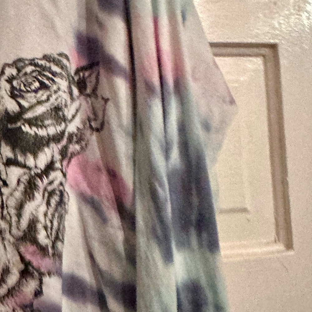 Free People Multicolor Tie-Dye Floral Top - Picture 2 of 4